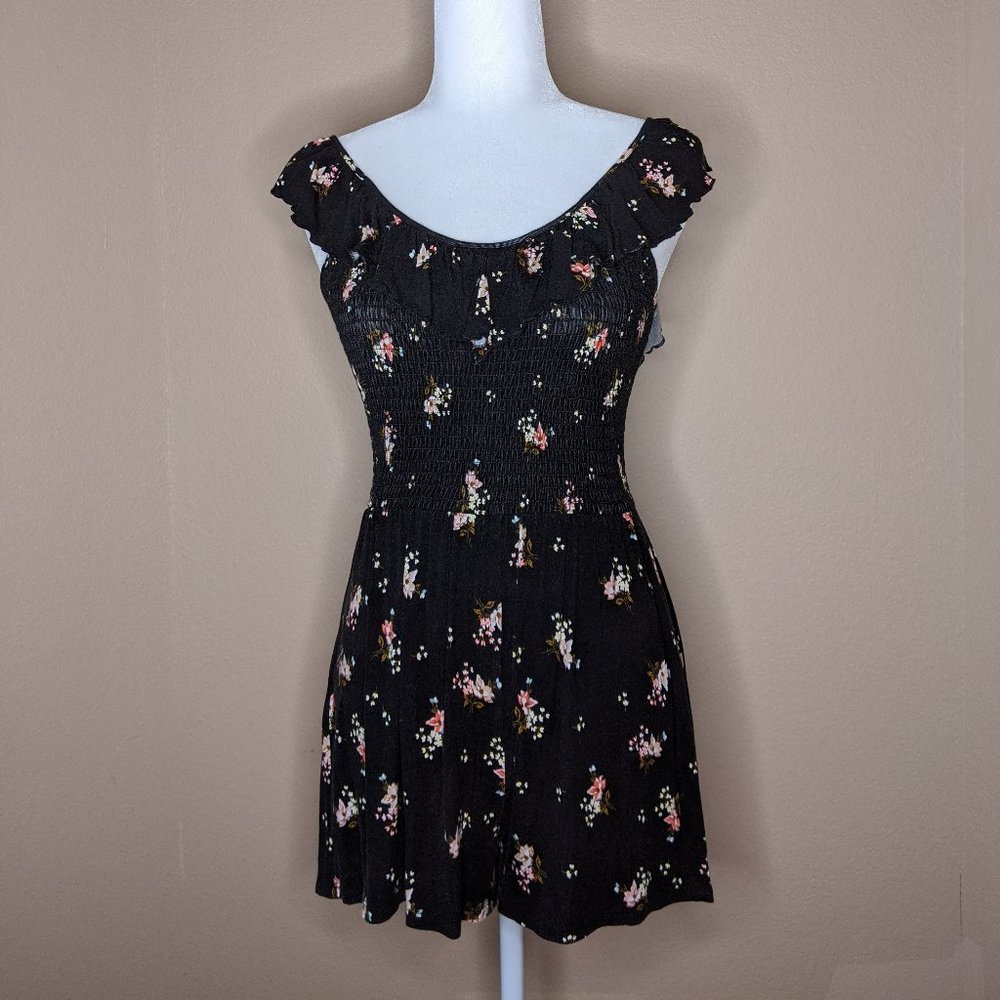 Xhilaration Ruched-bodice Romper